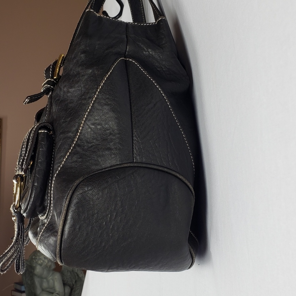 Dolce & Gabbana  Thick, Blk leather Sachel - Picture 5 of 8